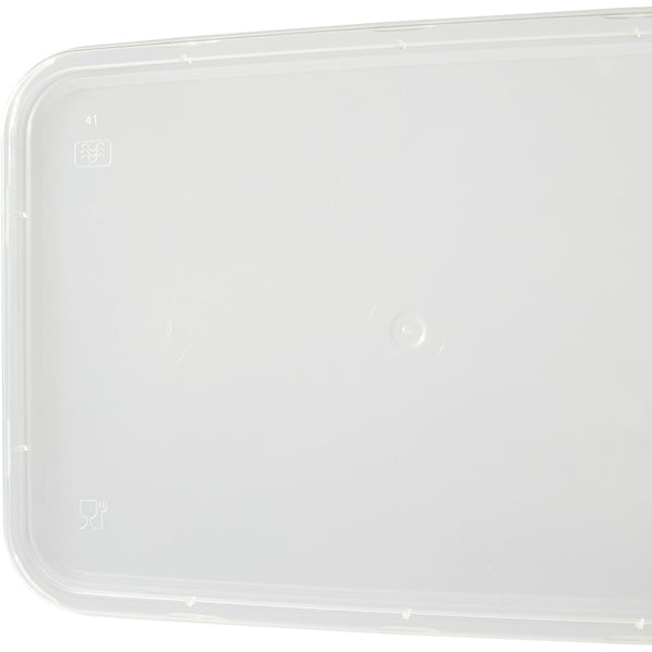 Deckel Menüschale - PP - 17,5 x 11,9 cm - Transparent (500 Stück)
