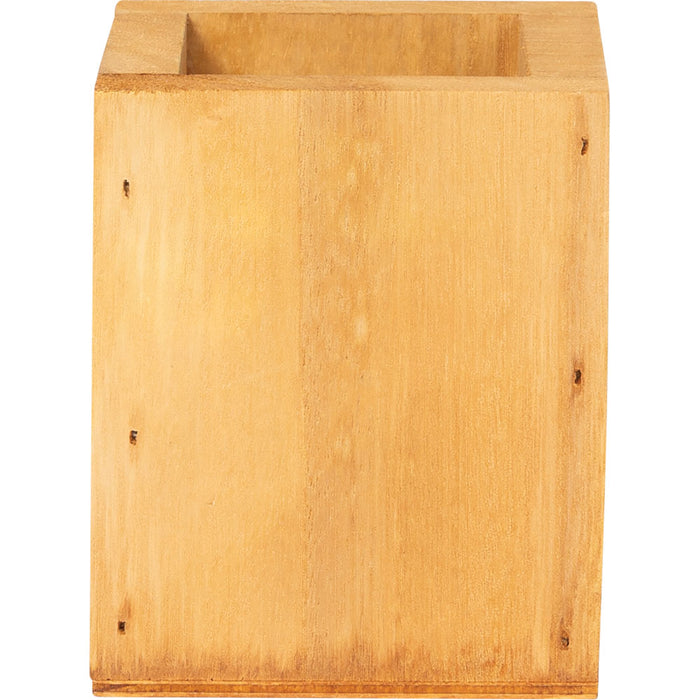 Besteckbox - 8 x 8 x 9,5 cm - Holz