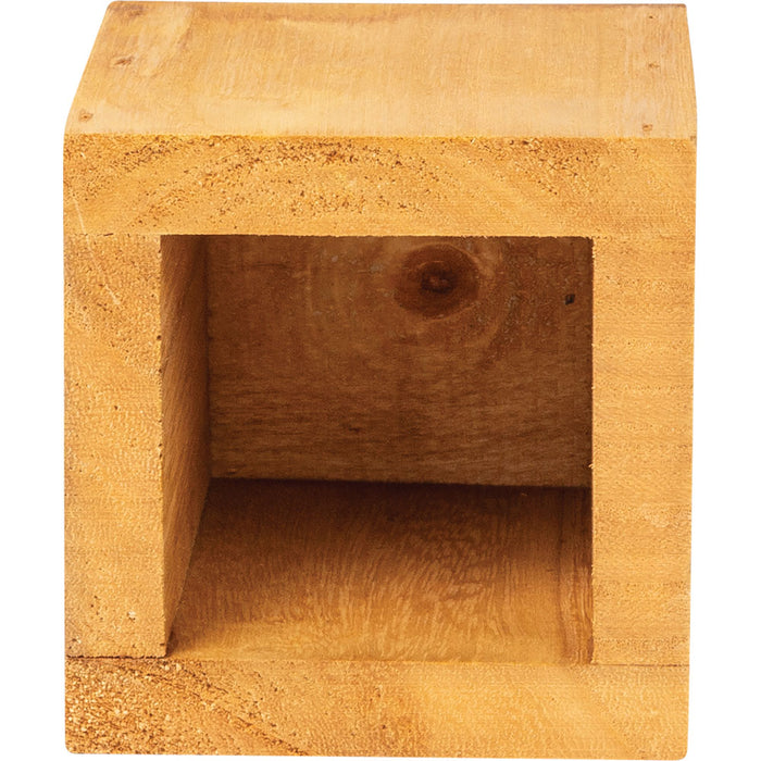 Besteckbox - 8 x 8 x 9,5 cm - Holz