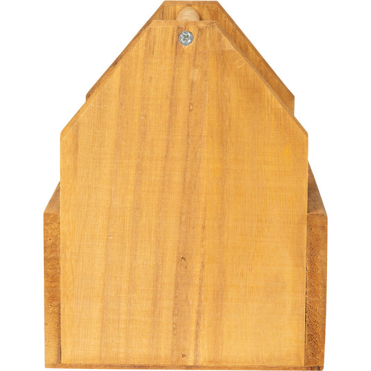 Organizer 2-Fach - Holz mit Henkel - 19 x 16 x 20 cm